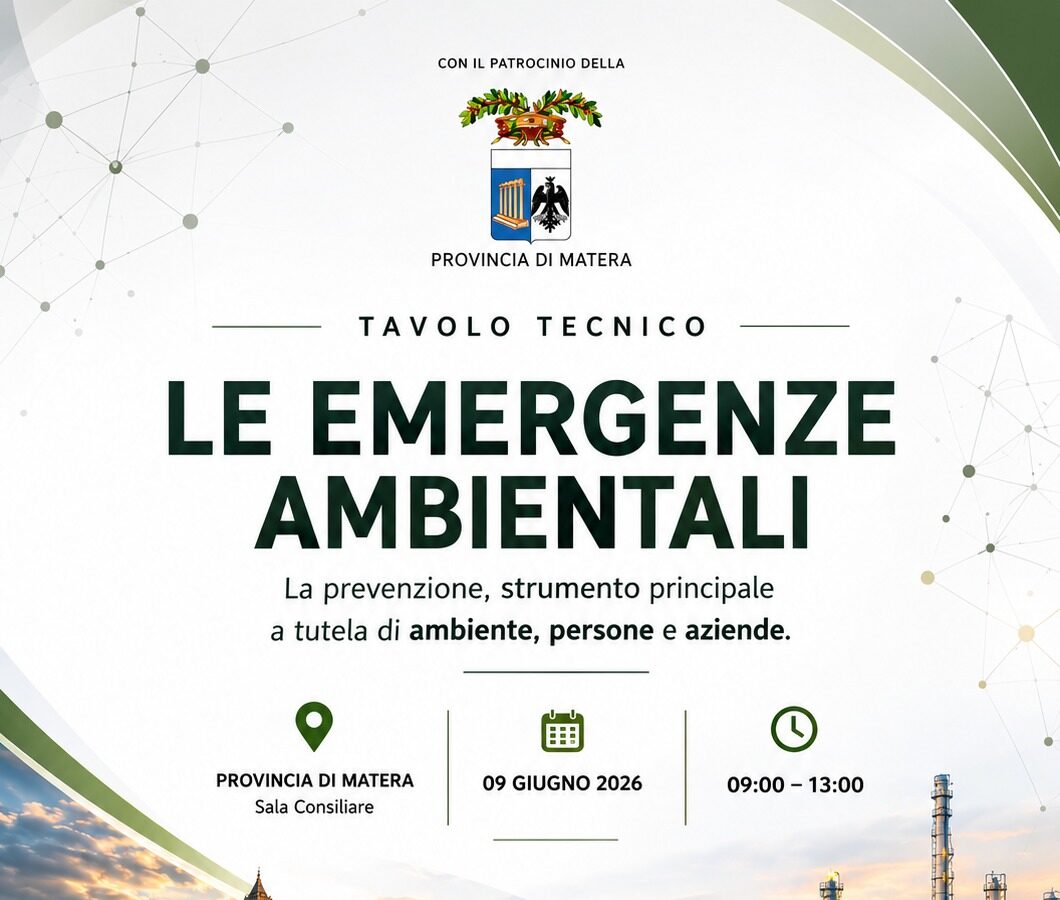 Tavolo tecnico "Le Emergenze Ambientali"